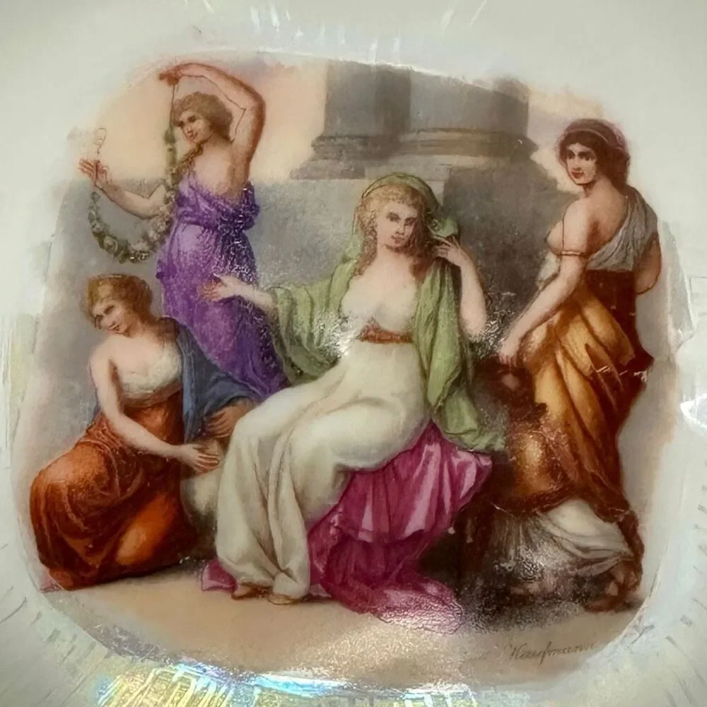 Vintage Victoria Austria Porcelain Bowl With